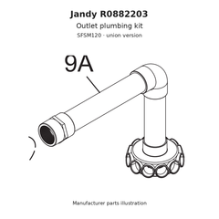 Jandy Outlet Plumbing Kit for SFSM120 | R0882203