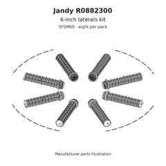 Jandy Laterals Kit, 6 Inch, 8/Pk for SFSM60 | R0882300