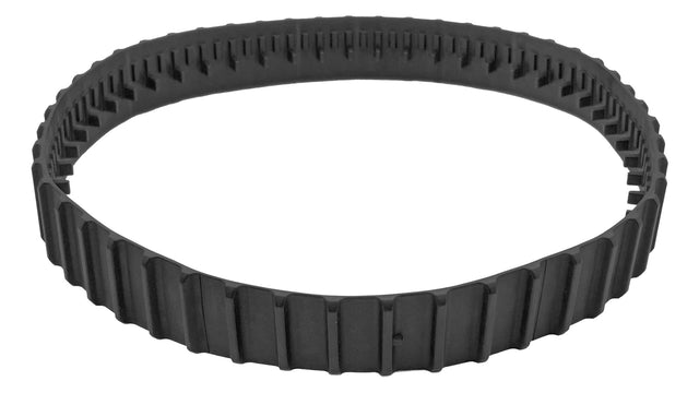 Black Polaris FREEDOM tire track band shown on a white background