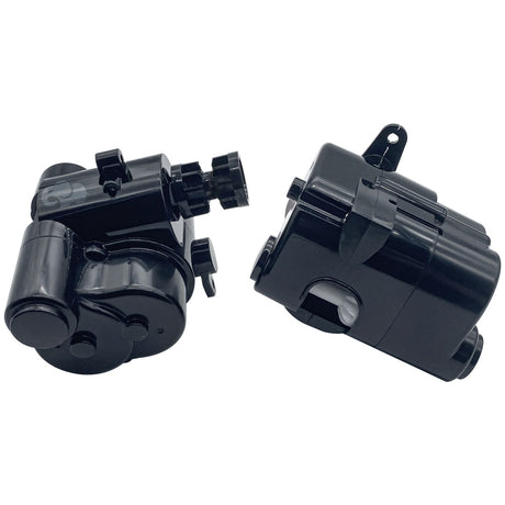 Black Polaris suction-side cleaner tune-up kit parts on white background