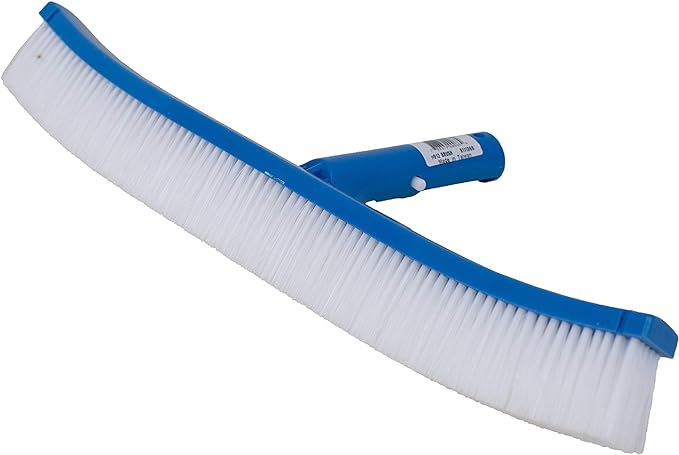 Pentair Curved Brush 18 in. Molded Back White Polyproplene || R111366