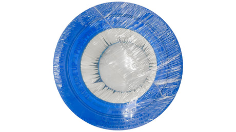 Pentair Clean & Clear pool filter cartridge wrapped in plastic on white background