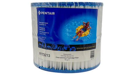 Pentair Clean & Clear 50 sq. ft. replacement cartridge filter element in plastic wrap, model R173213