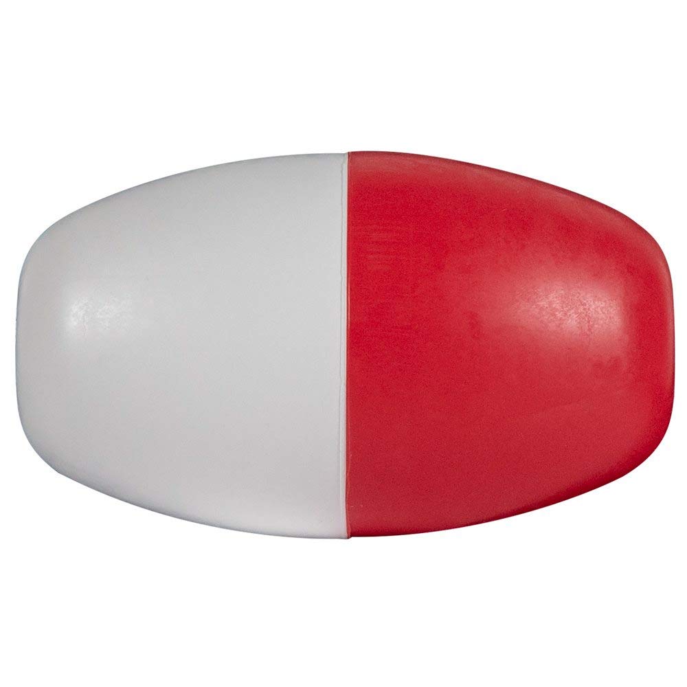 Pentair Float Red and White, 3 in. x 5 in. Oval Float, Fits 1/2 in. Rope || R181026