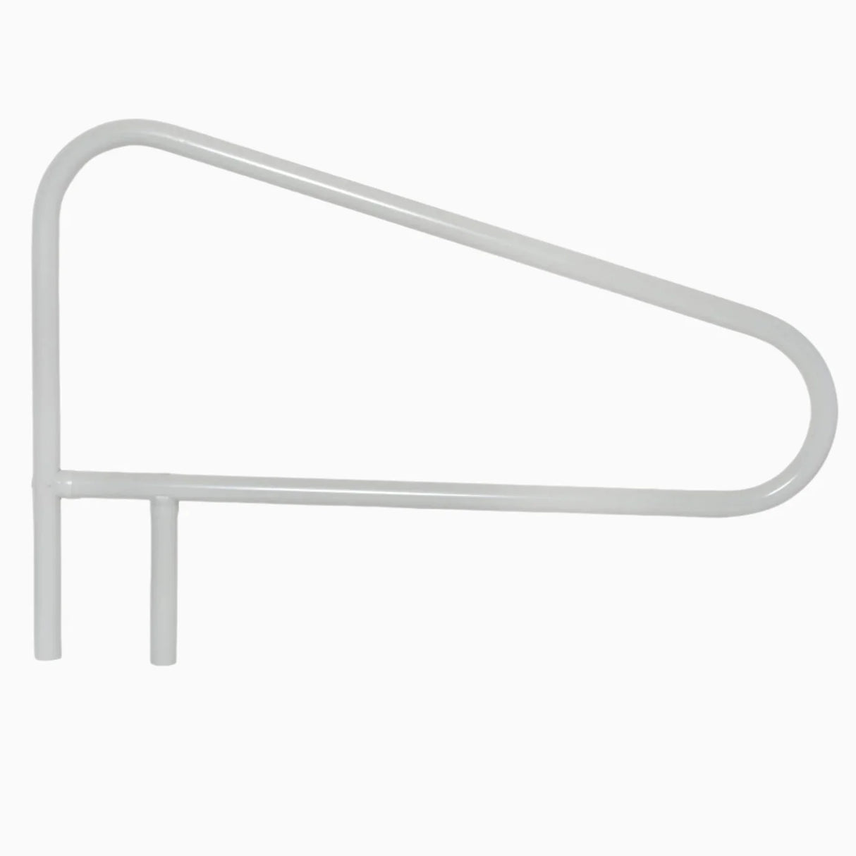 Saftron 3-Bend Cross-Braced Return-to-Deck Handrail – Gray | CBRTD-352-G