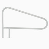 Saftron 3-Bend Cross-Braced Return-to-Deck Handrail – Gray | CBRTD-352-G