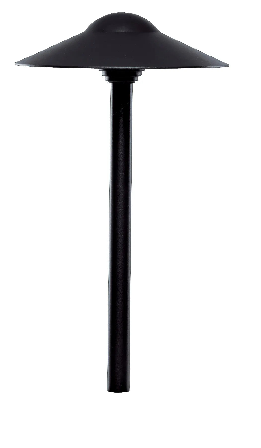 Hayward 8.3" Hat, Textured Black Dome Path Light, 18" Stem || 915035