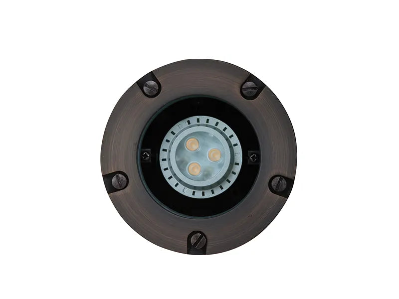 Hayward Antique Brass Inground Light, Trim Ring || 996132