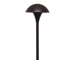 Hayward 5.5" Hat, Textured Bronze Path Light, 15" Stem || 910030
