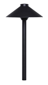 Hayward 7.5" Hat, Textured Black Path Light, 15" Stem || 911028