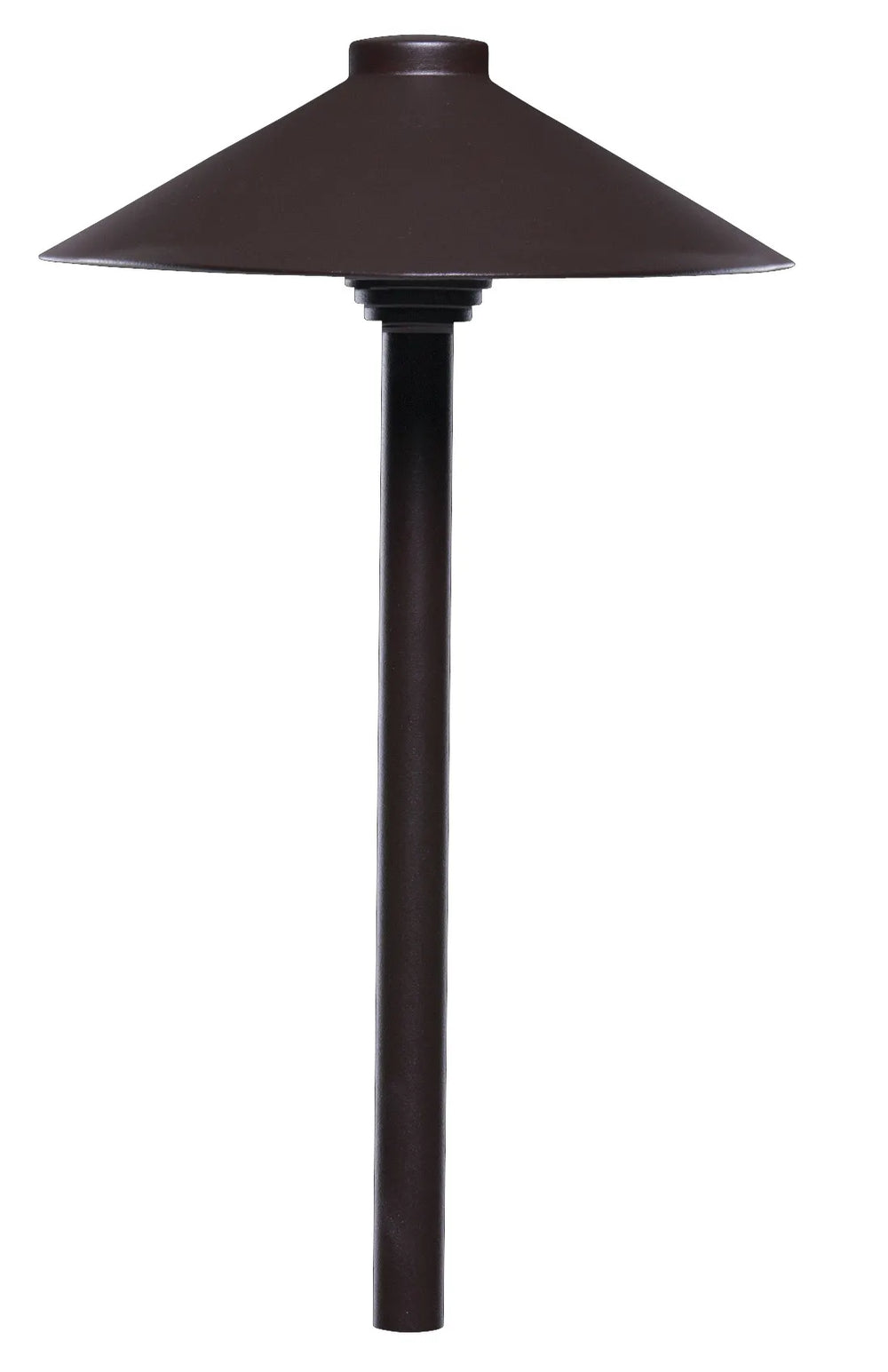 Hayward 9" Hat, Textured Bronze Path Light, 18" Stem || 914037