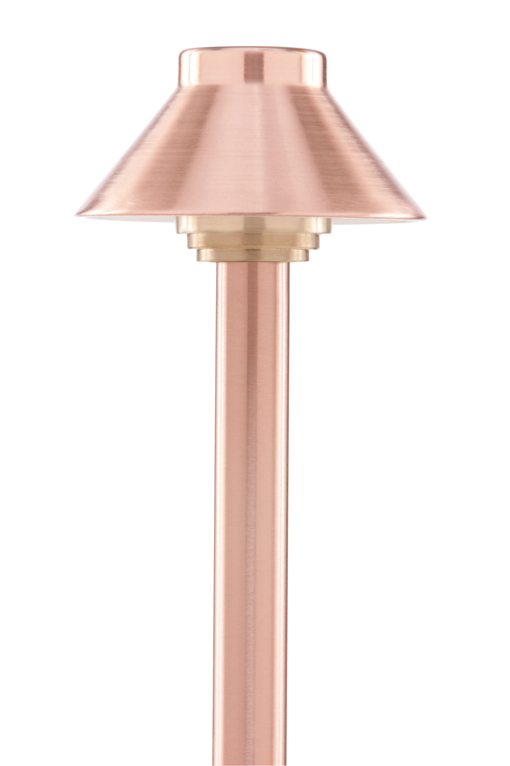 Hayward 4" Hat, Copper Traditional Path Light, 12" Stem || 915402