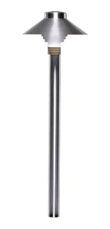 Hayward 7.5" Hat, Stainless Steel Traditional Path Light, 15" Stem || 915566
