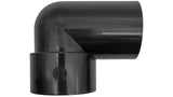 Black Hayward 2-inch slide valve elbow fitting for Pro Series sand filters