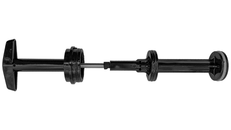 Hayward handle and piston assembly with black plastic handle and piston rod