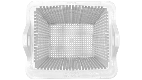 Hayward Super Pump trap basket, white plastic replacement strainer basket