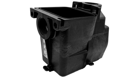 Hayward Super VS pool pump strainer housing with gasket, black replacement part