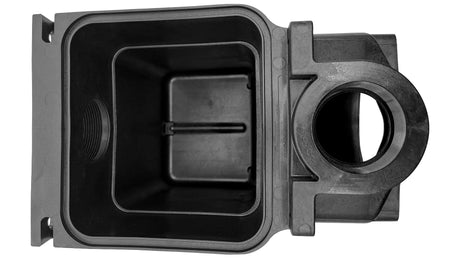 Hayward Super VS pump strainer housing with gasket, black plastic replacement part