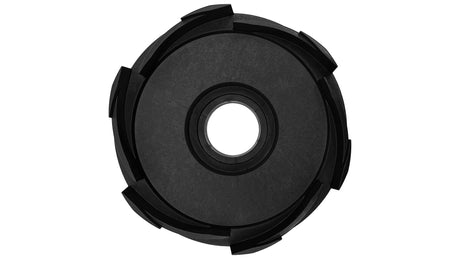 Black Hayward Super II pump diffuser replacement part with center opening and curved vanes