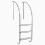 Saftron Triton Series Ladder 3-Step Gray Inground Pool Ladder | PTL-224-3S-G
