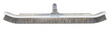 A&B 24-inch curved combination wall brush with stainless steel and nylon bristles, shown front view