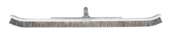 A&B 36" Curved Combination Wall Brush Stainless Steel/Nylon | 3032