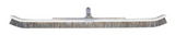 A&B 36" Curved Combination Wall Brush Stainless Steel/Nylon | 3032