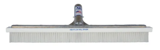 A&B 18" Commercial Straight Wall Brush Blue Nylon Bristles | 4000