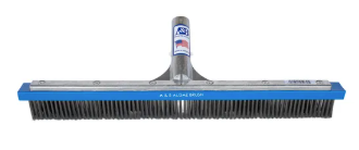 A&B 18" Commercial Straight Algae Brush Stainless Steel | 5030-AB