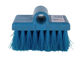 A&B Plastic Back Tile Brush Blue Nylon Bristles | 6012-AB