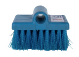 A&B Plastic Back Tile Brush Blue Nylon Bristles | 6012-AB