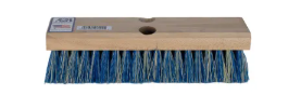 A&B Commercial Deck & Acid Wash Brush Blue & White Nylon | 6020-AB
