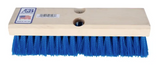 A&B Retailer Deck Brush Blue Nylon Bristles Wood Back | 6023-AB