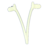 A&B Kwik-Fit Replacement Handle Button Universal V-Clip | 9003-AB