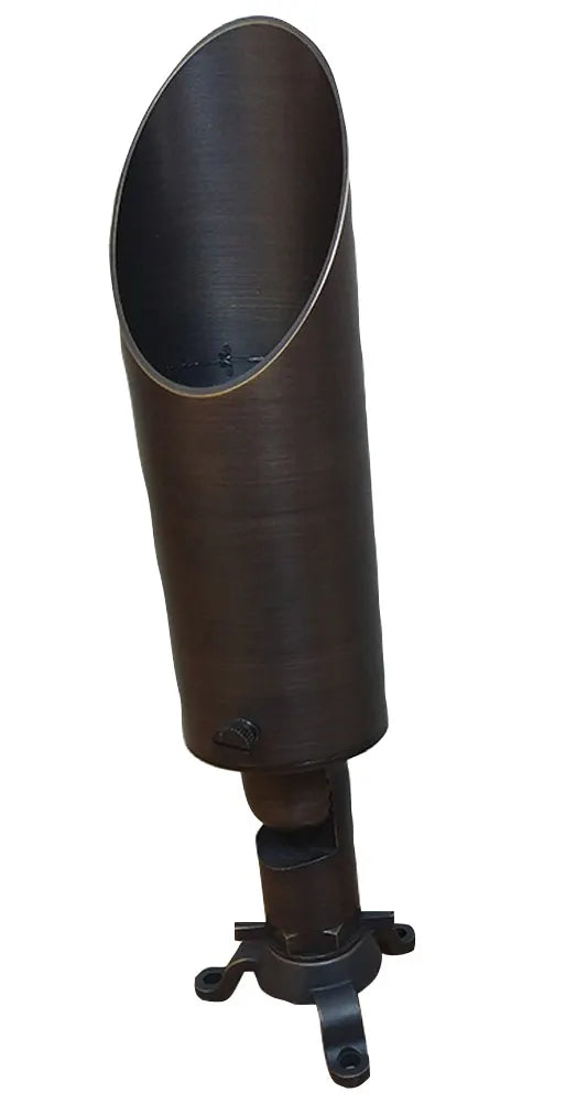 Hayward Bullet Fixture Antique Brass 7.5" Down Light with Mounting Base || 995504