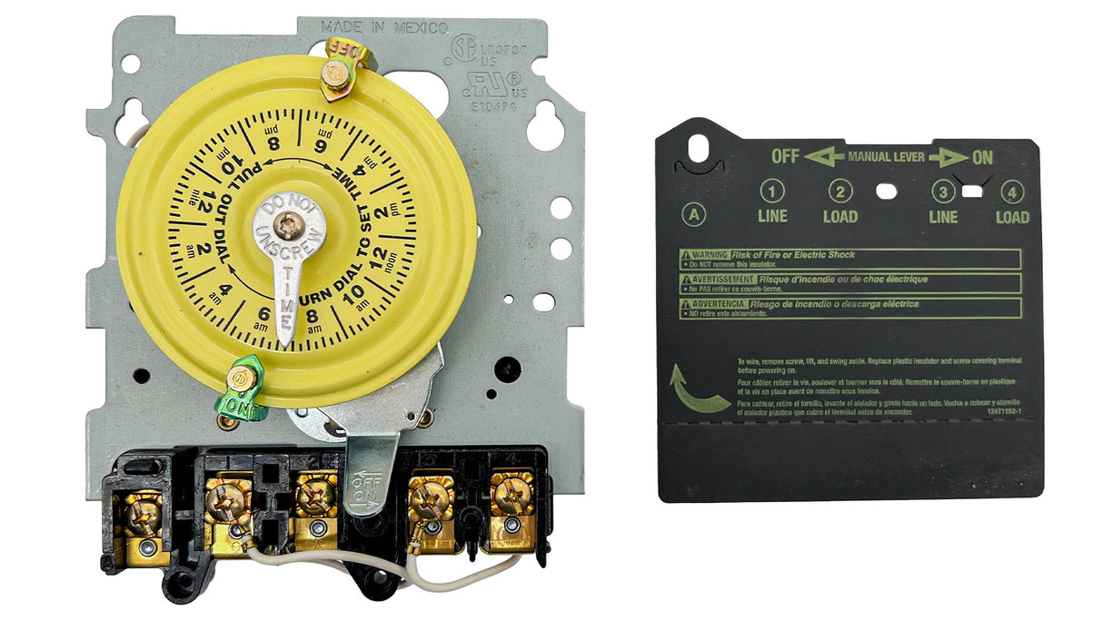 Intermatic 24-Hour 208-277V Mechanical Time Switch, SPDT | T106M