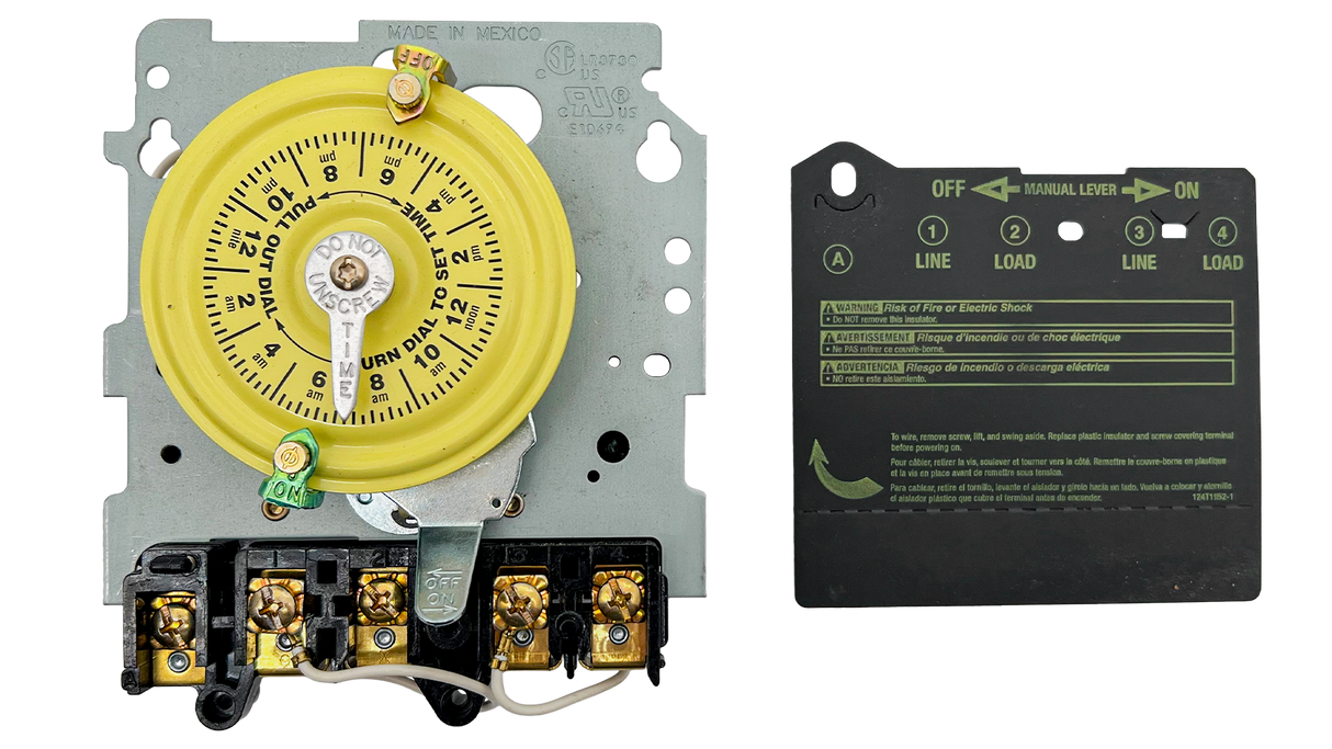 Intermatic 24-Hour 208-277V Mechanical Time Switch, SPDT | T106M