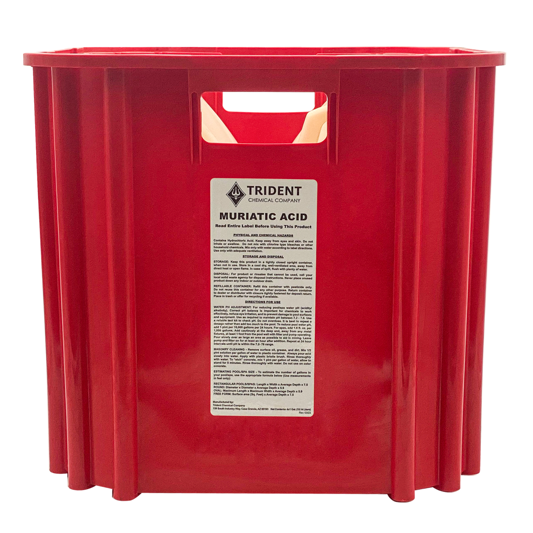 TCC 4 Gal/ Muriatic Acid Exchangeable + Deposit | TCC4x1ACIDDEP