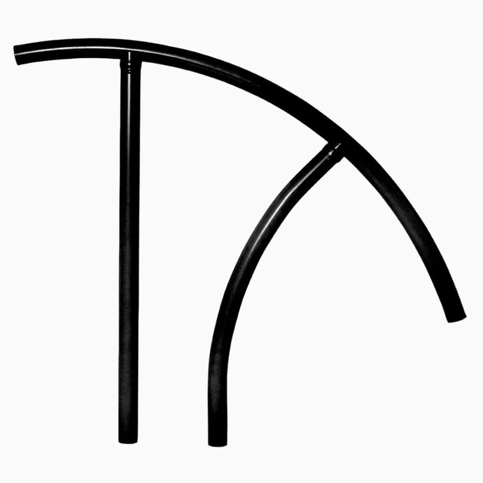 Saftron Triton Series Return-to-Deck Handrail 30″ – Black | TRTD-130-BK