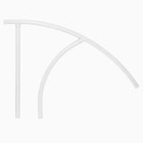Saftron Triton Series Stair Rail 44″ – White | TRTD-144-W