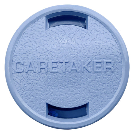 Light blue Caretaker 99 bayonet in-floor cleaning head with textured round cover