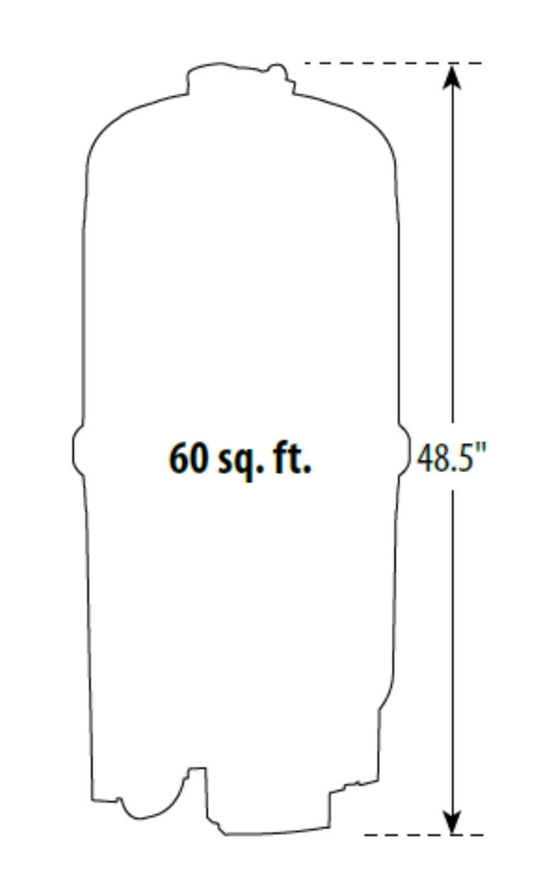 Waterway Crystal Water D.E. Filter Grey 60 Sq. Ft. | 570-0060-07