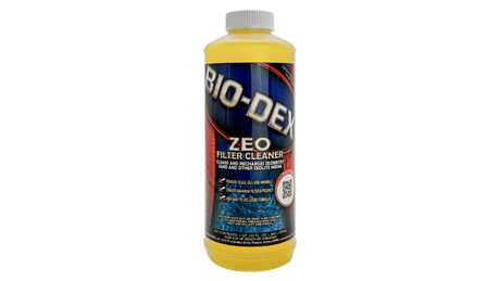 Bio-Dex Zeo Filter Cleaner, 1 quart (32 fl oz) bottle, front product view.