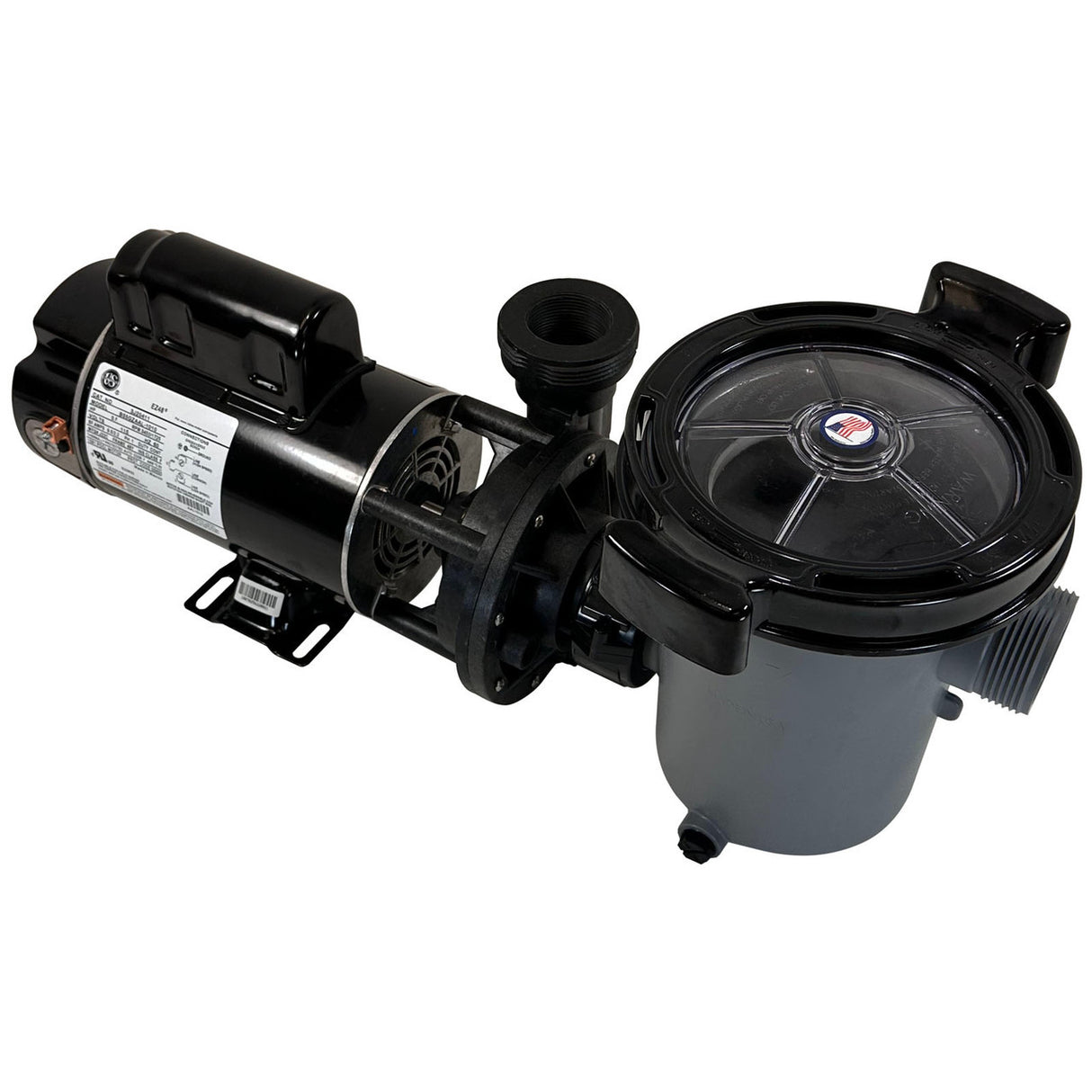Hi‑Flo Li Series Above‑Ground Pump – 1.0 HP, Twist-Lock Cord & Integrated Trap | SD-07-1-N