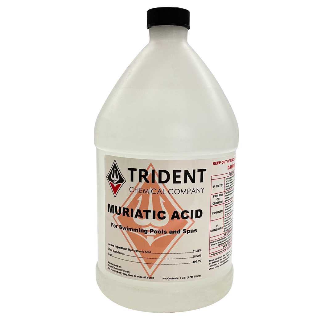 TCC 4 Gal/ Muriatic Acid Exchangeable + Deposit | TCC4x1ACIDDEP