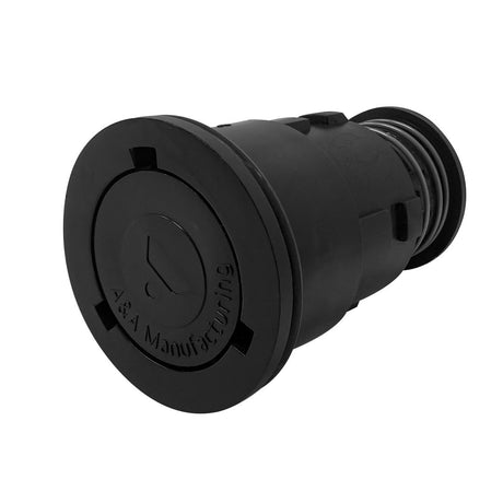 Black Gamma Series 2 adjustable flow pop-up sprinkler head by A&A Manufacturing