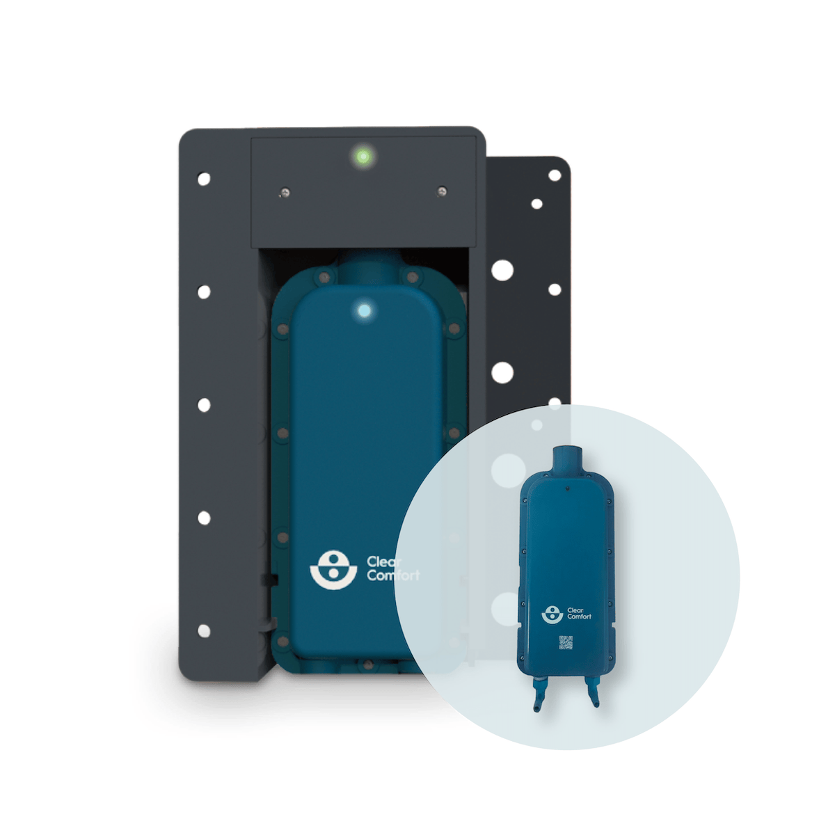 Clear Comfort CCW25 Patented Hydroxyl-Based AOP For Portable Spa, Swim Spa, Plunge Pool & Personal Hot Tub Sanitation | CCW25