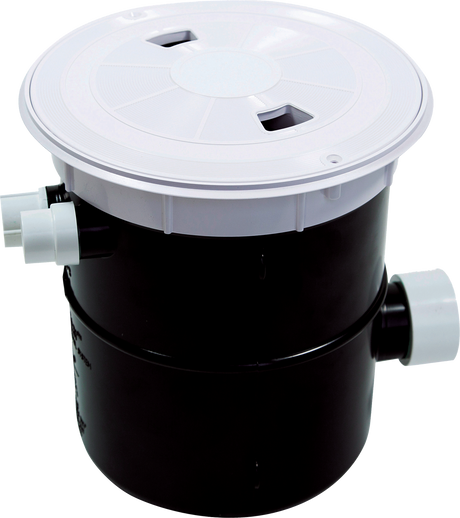 AquaStar FillStar AFB manufacturer standard system photo with White lid and Black body; selected finish and supplied top package are stated in the listing