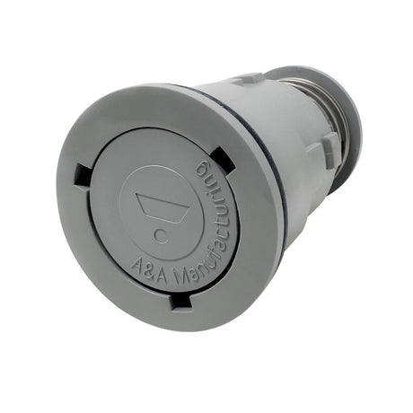 Light gray Gamma Series 2 adjustable flow pop-up head for Pentair in-floor pool cleaning system