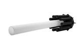 Hayward 24-inch folding lateral assembly with black ribbed laterals and central hub